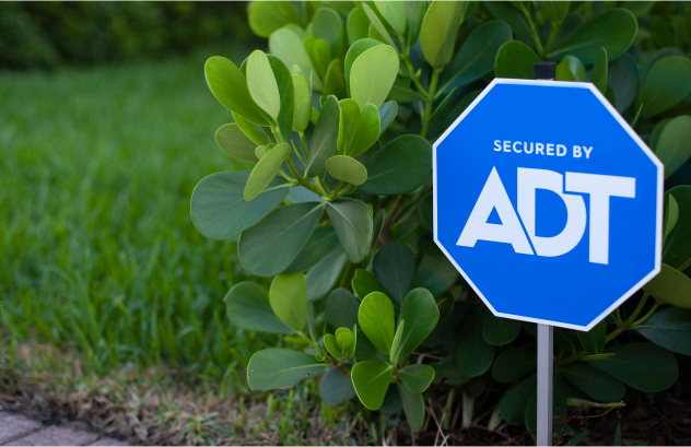 ADT sign on yard