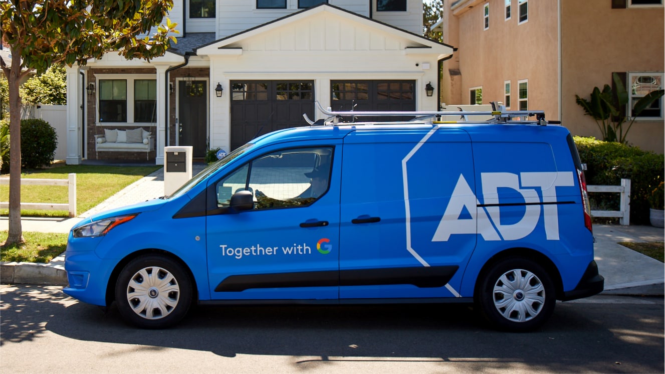 ADT installer van