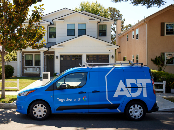 ADT installer van