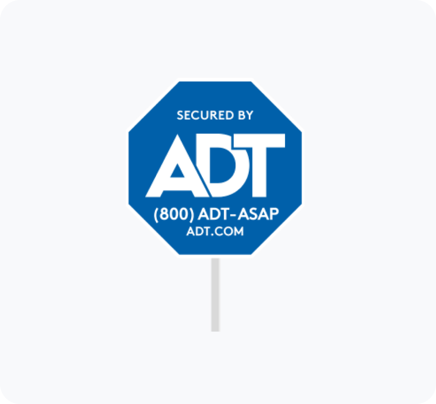 ADT Yard Sign