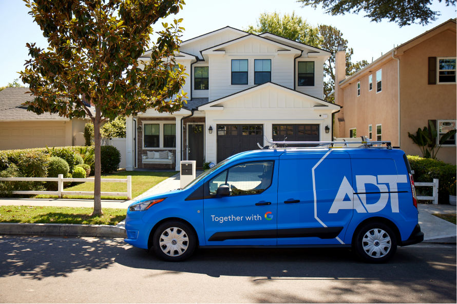 ADT installer van 